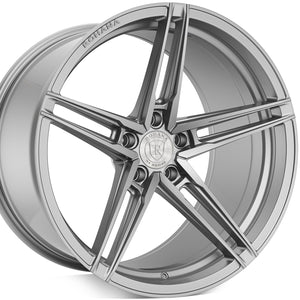 20x11 Rohana RFX15 Titanium Silver Concave Wheels forged rims for Audi A4 S4 A5 S5. By Kixx Motorsports https://www.kixxmotorsports.com