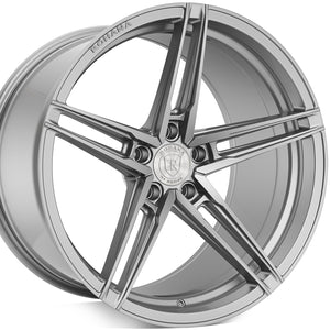 Rohana RFX15 Titanium Silver concave staggered wheels forged rims. By Kixx Motorsports https://www.kixxmotorsports.com