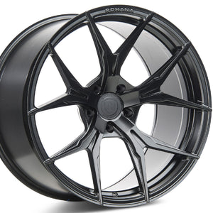 Rohana RFX5 Black Concave Wheels by Authorized Dealer https://www.kixxmotorsports.com/products/19-full-staggered-set-rohana-rfx5-19x8-5-19x11-matte-black-forged-concave-wheels-1