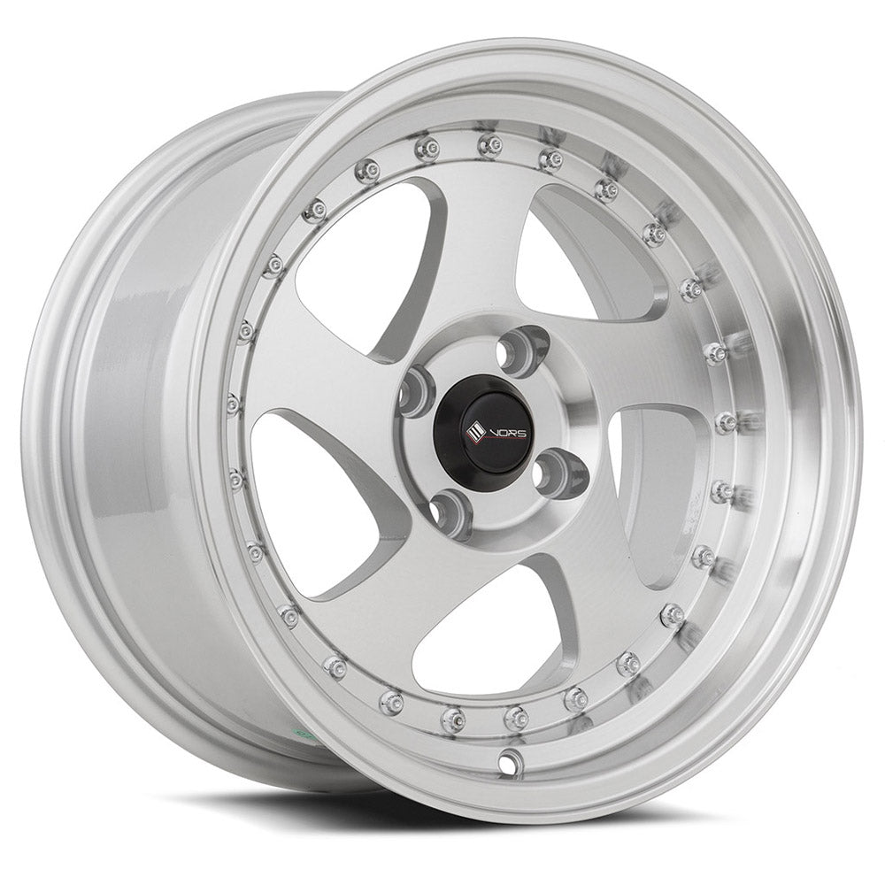 MRR VR3 Silver Machined Gold Rivet