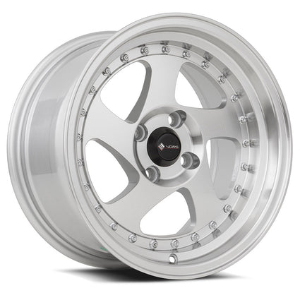 MRR VR3 Silver Machined Gold Rivet