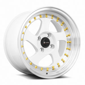 MRR VR3 Gun Metal Gold Rivet