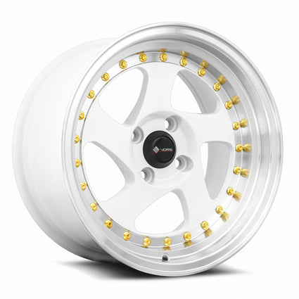 MRR VR3 Gun Metal Gold Rivet