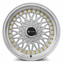 MRR VR3 Silver Machined Gold Rivet