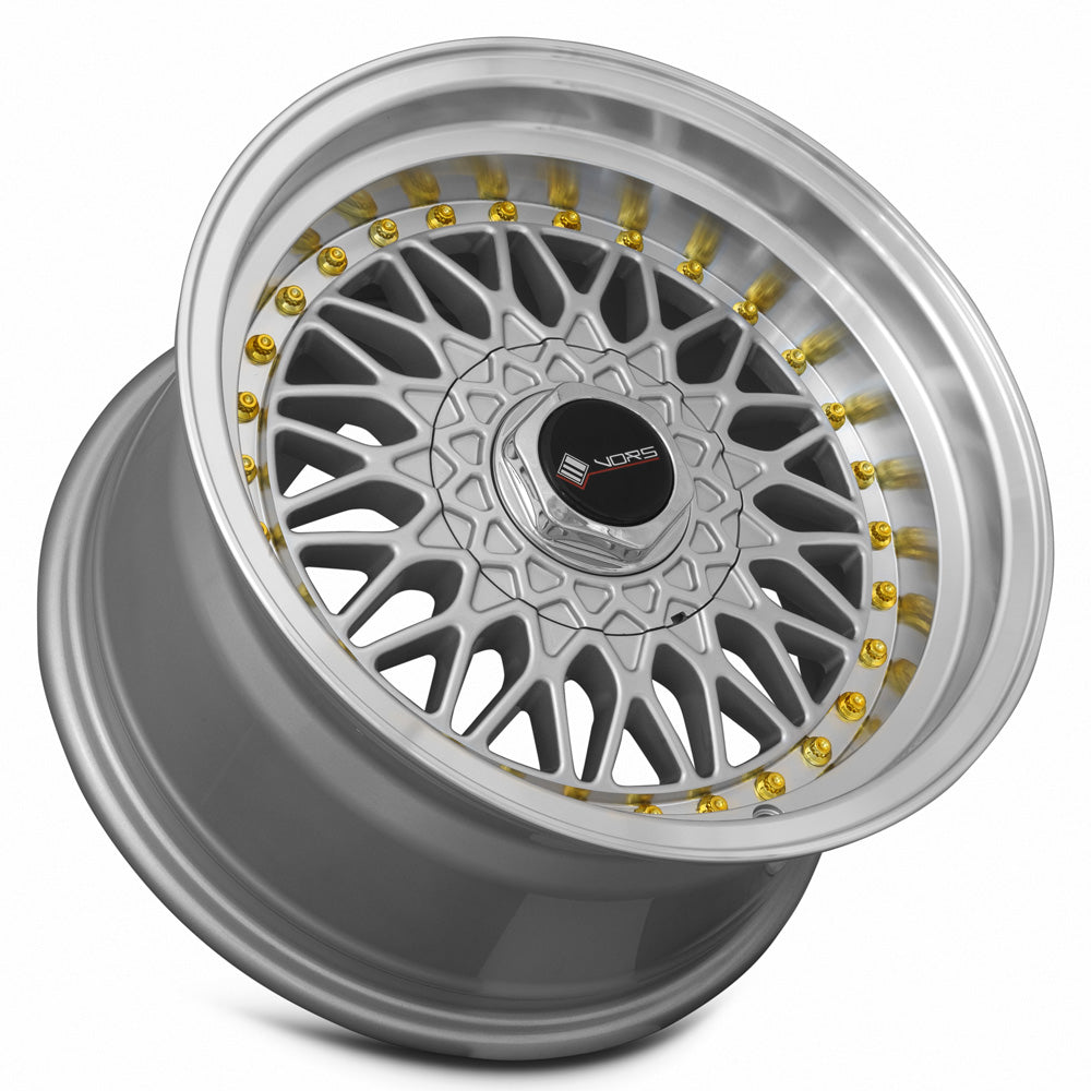 MRR VR3 Silver Machined Gold Rivet