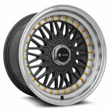 MRR VR3 Gun Metal Gold Rivet