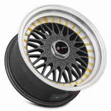 MRR VR3 Gun Metal Gold Rivet