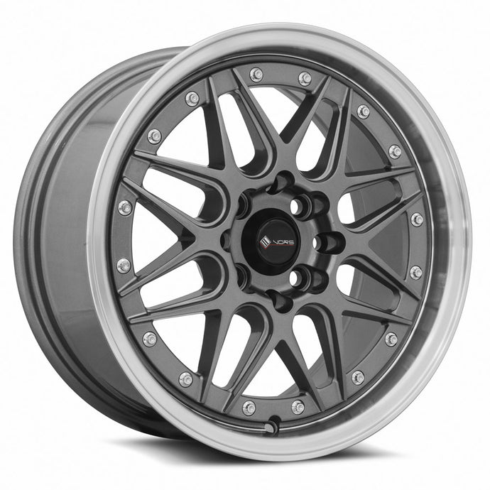 MRR VR7 Gun Metal Gold Rivet