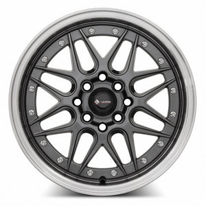 MRR VR7 Gun Metal Gold Rivet