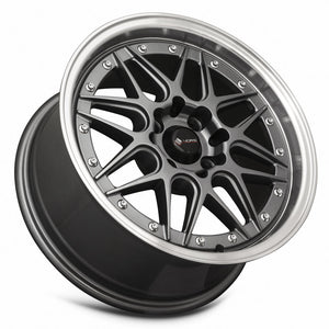 MRR VR7 Gun Metal Gold Rivet