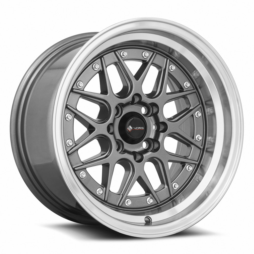 MRR VR7 Gun Metal Gold Rivet