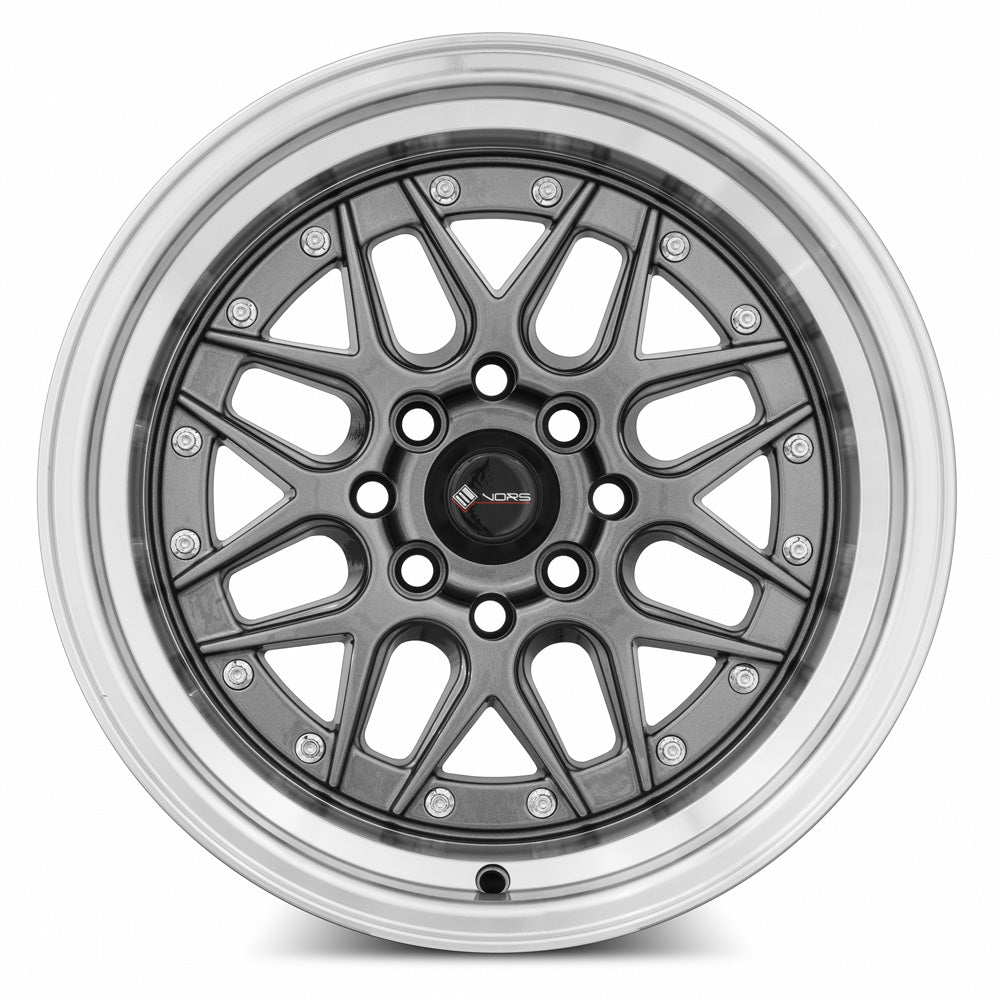 MRR VR7 Gun Metal Gold Rivet