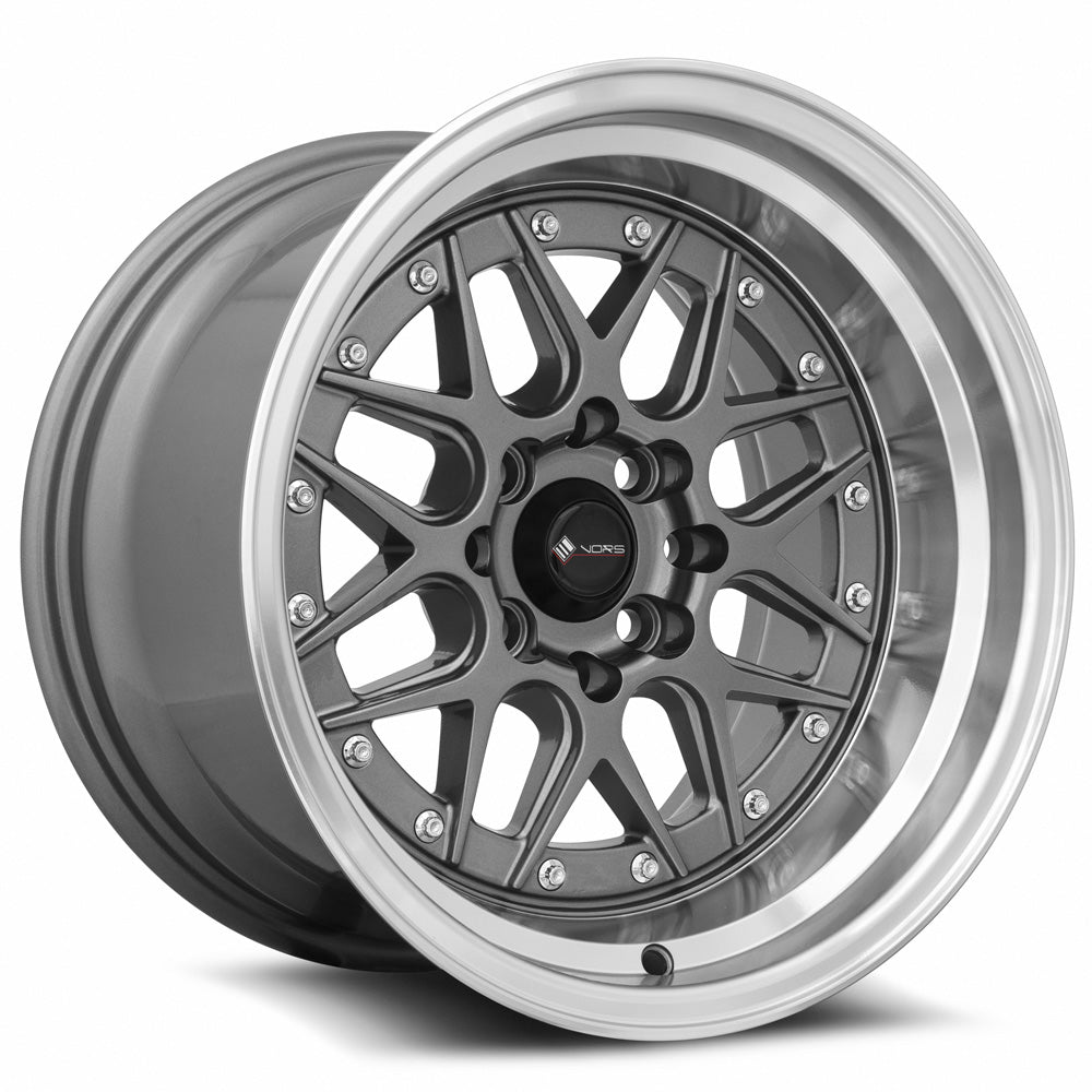 MRR VR7 Gun Metal Gold Rivet