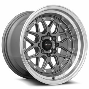 MRR VR7 Gun Metal Gold Rivet