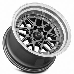 MRR VR7 Gun Metal Gold Rivet