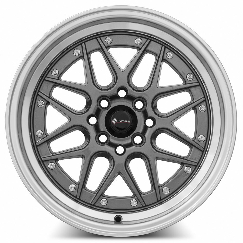 MRR VR7 Gun Metal Gold Rivet