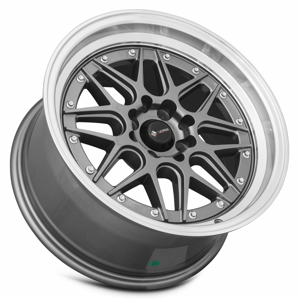 MRR VR7 Gun Metal Gold Rivet