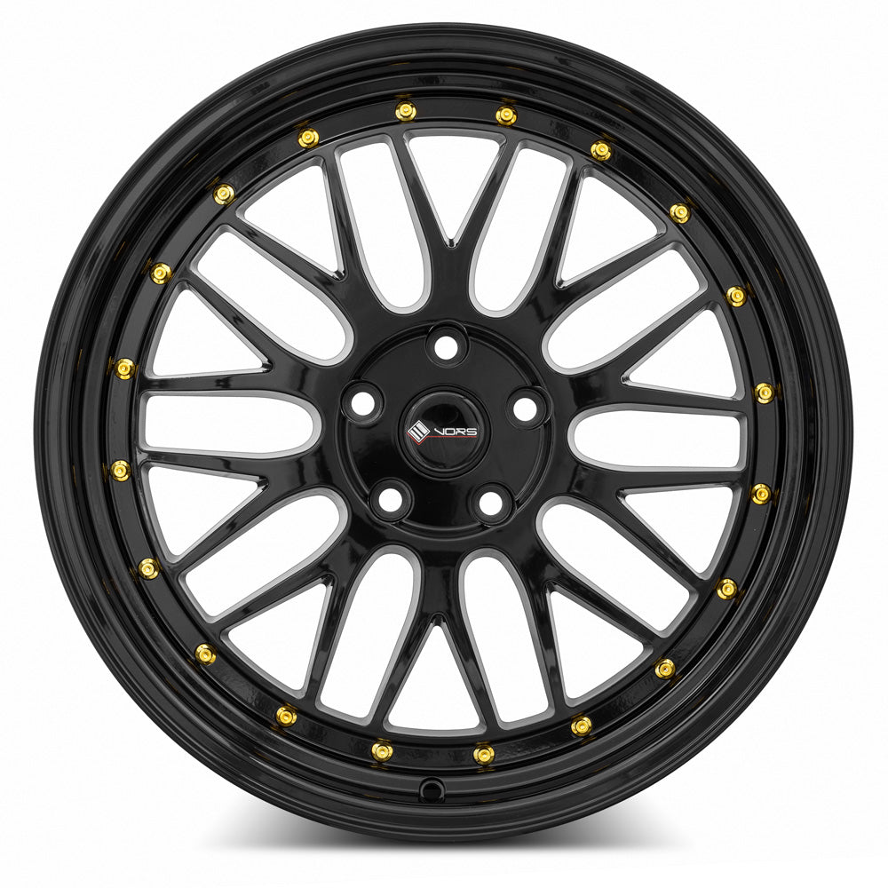 MRR VR8 Hyper Black Chrome Rivet