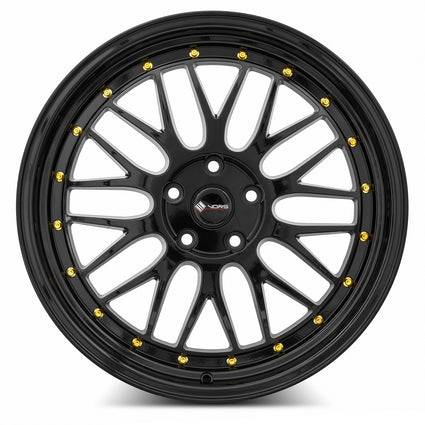 MRR VR8 Hyper Black Chrome Rivet