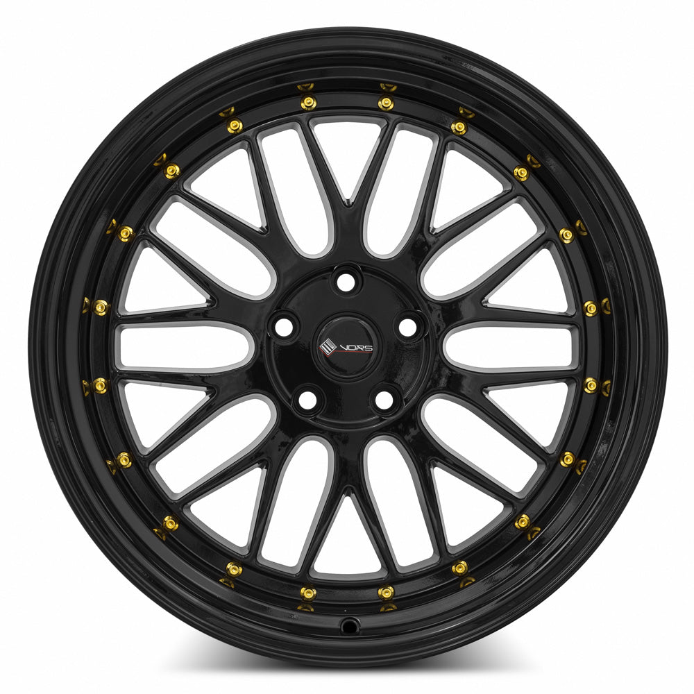 MRR VR8 Hyper Black Chrome Rivet