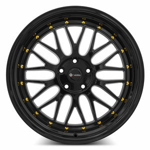 MRR VR8 Hyper Black Chrome Rivet