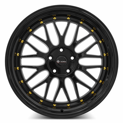 MRR VR8 Hyper Black Chrome Rivet