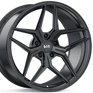 20" Variant Xenon forged black concave staggered wheels 20x9 20x11 by Kixx Motorsports https://www.kixxmotorsports.com/products/20-full-staggered-set-variant-xenon-20x9-20x11-black-wheels-forged