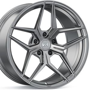 20x9 20x11 Variant Xenon Gunmetal concave staggered rims wheels by Kixx Motorsports https://www.kixxmotorsports.com/products/20-full-staggered-set-variant-xenon-20x9-20x11-gunmetal-wheels-forged