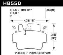 Hawk 01-05 Porsche 911 (996) Carrera 2/4 / 00-04 Porsche Boxster S Blue 9012 Race Front Brake Pads