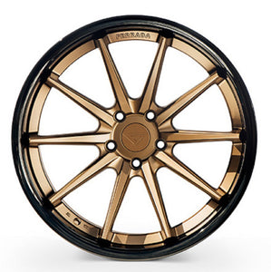 Ferrada FR4 Matte Bronze / Gloss Black Lip