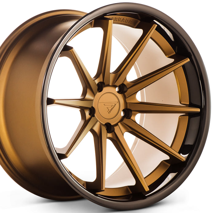 Ferrada FR4 Matte Bronze / Gloss Black Lip