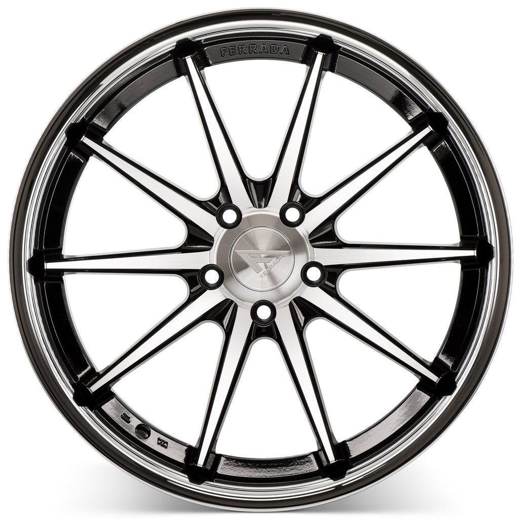 Ferrada FR4 Machine Black / Chrome Lip