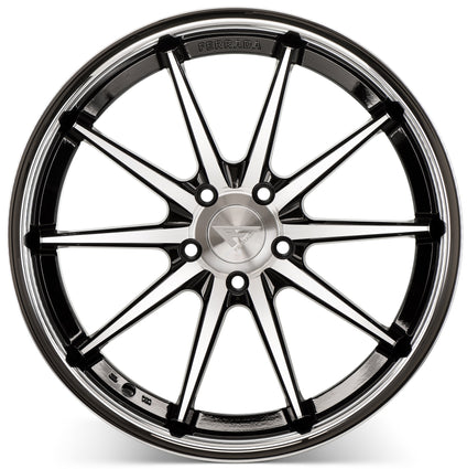 Ferrada FR4 Machine Black / Chrome Lip