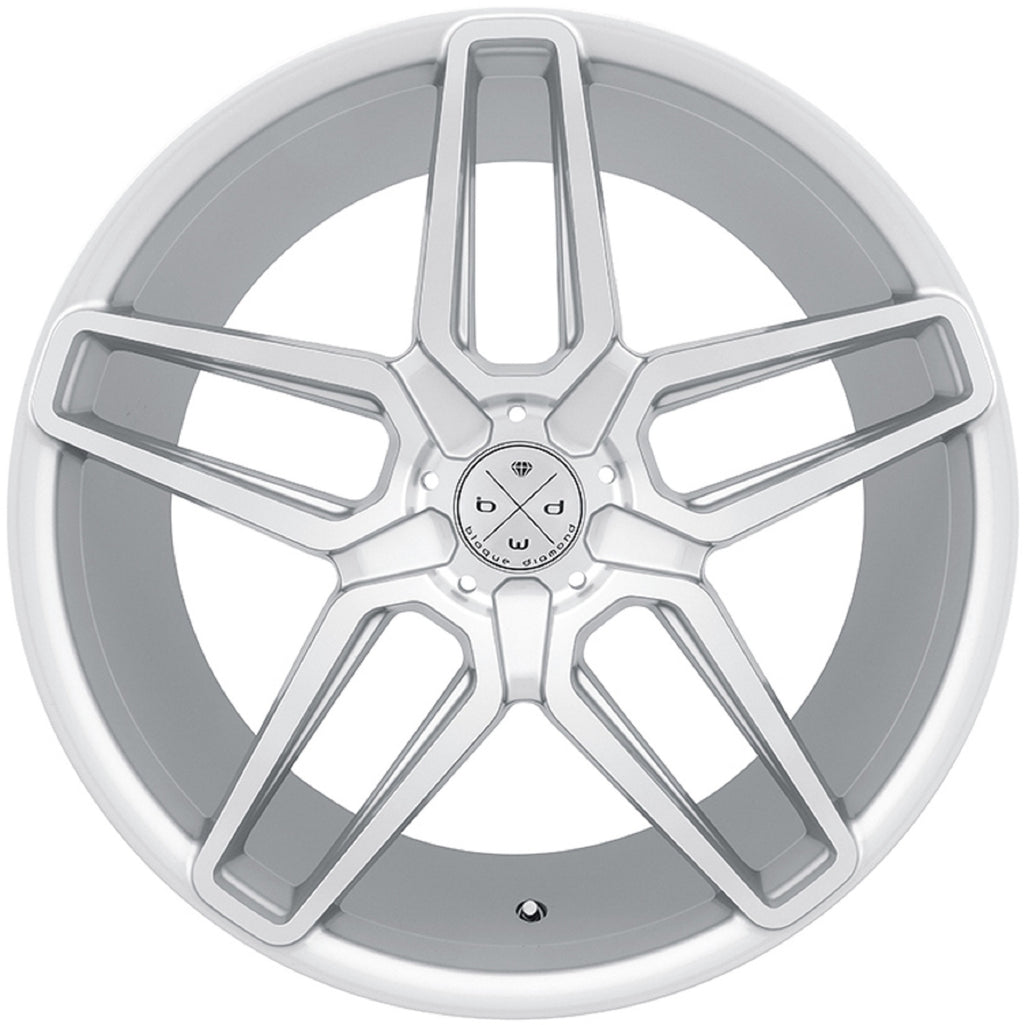 Blaque Diamond BD-17-6 24x10 Silver w Machine Face