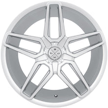 Blaque Diamond BD-17-6 24x10 Silver w Machine Face