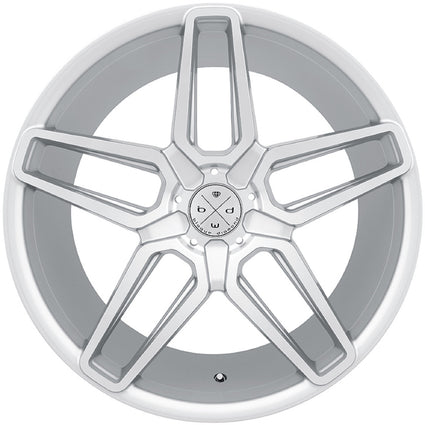 Blaque Diamond BD-17-6 24x10 Silver w Machine Face