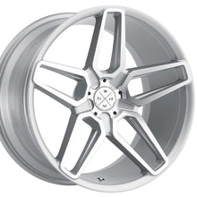 Blaque Diamond BD-17-6 24x10 Silver w Machine Face