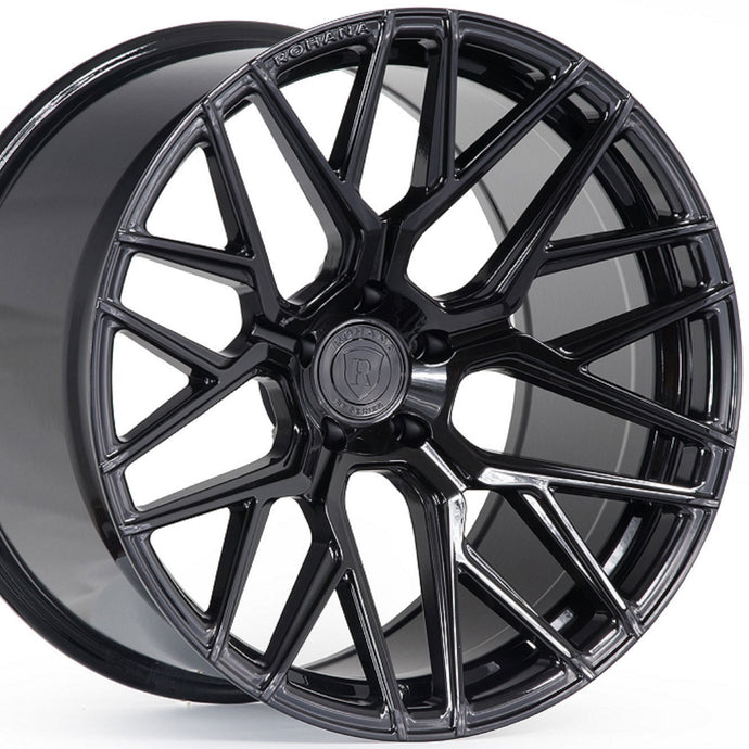 Rohana RFX10 Gloss Black Concave Forged Wheels
