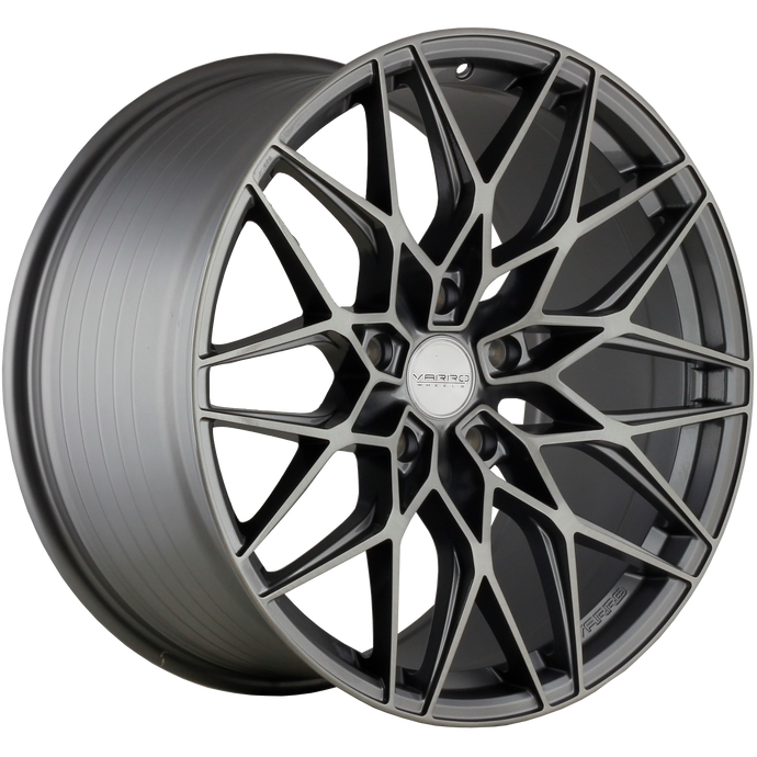Varro VD42X 20x9 5X112 25ET Gloss Titanium Brushed Face
